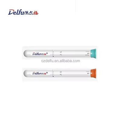 Pen injeksi insulin sekali pakai plastik medis Slim Pen Pen injeksi penurunan berat badan untuk logo dan warna khusus