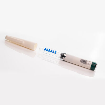 Pena Insulin Diabetes sekali pakai yang menggunakan plastik dan logam kelas medis yang menawarkan kontrol dosis insulin yang presisi