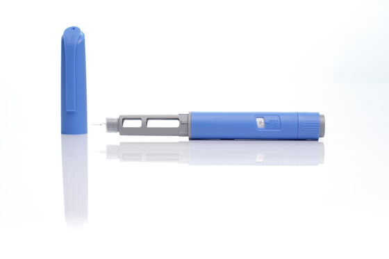 Pen Auto Injector dengan Retraksi Jarum Otomatis dan Masa Pelapisan 24 Bulan Terbuat dari Plastik Kelas Medis Dan Baja Tidak Berlemak
